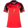 Original Fußballtrikot Belgien DE BRUYNE 7 Heimtrikot WM 2022 Für Damen